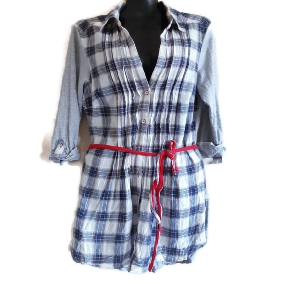 Anthropologie Tops - Anthropologie | One Sept  | 1.9 | plaid tunic top
